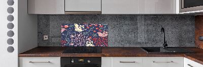 Achterwand keuken Kippenuil planten