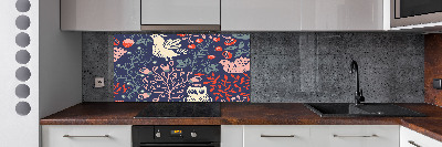 Achterwand keuken Kippenuil planten