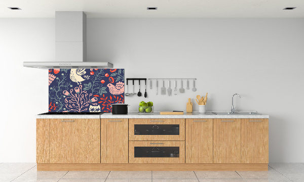 Achterwand keuken Kippenuil planten