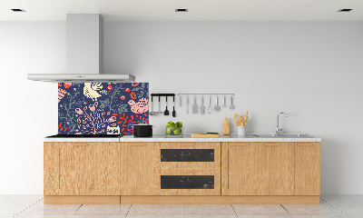 Achterwand keuken Kippenuil planten