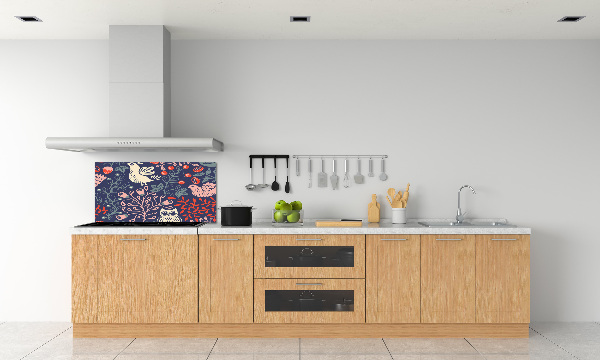 Achterwand keuken Kippenuil planten