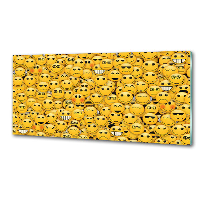 Panel między meble w kuchni Emotikony