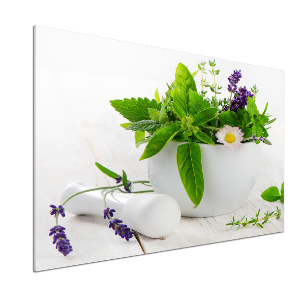 Panel do kuchni Moździerz i zioła