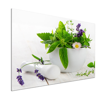 Panel do kuchni Moździerz i zioła