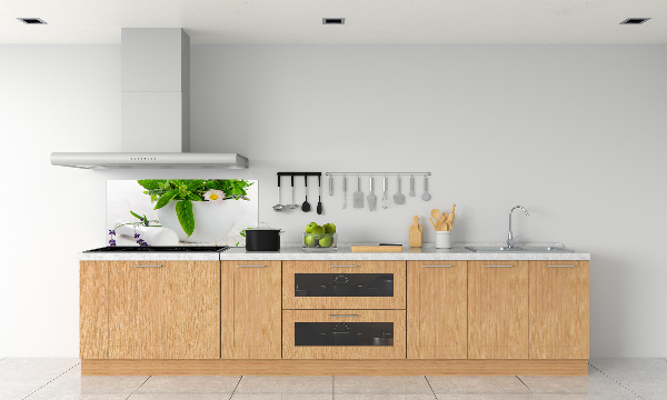 Keuken achterwand Vijzel en kruiden