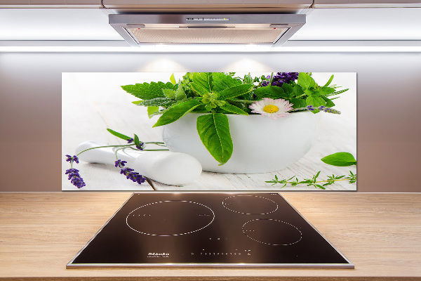 Panel do kuchni Moździerz i zioła