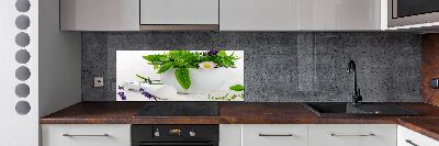 Keuken achterwand Vijzel en kruiden