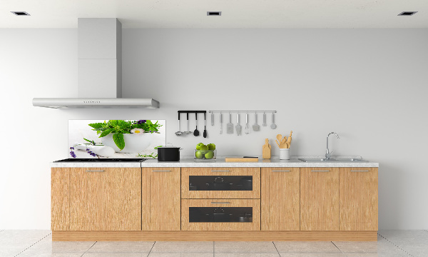 Keuken achterwand Vijzel en kruiden