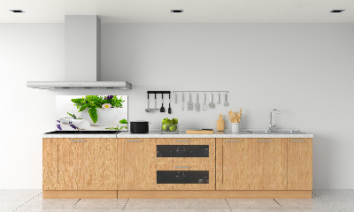 Keuken achterwand Vijzel en kruiden
