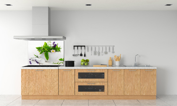 Keuken achterwand Vijzel en kruiden