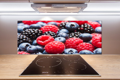 Glazen achterwand keuken Bosvruchten
