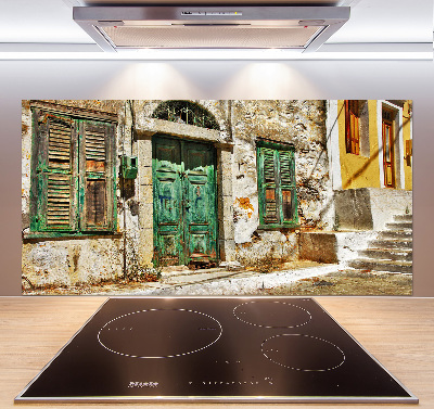 Panel do kuchni Greckie uliczki