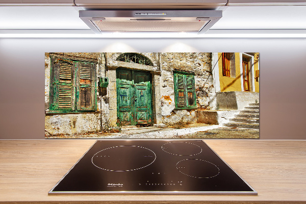 Keuken achterwand Griekse straten