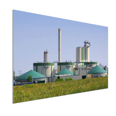 Panel dekor szkło Biogazownia