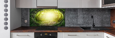 Spatplaat keuken Boomtunnel