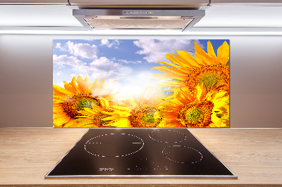 Keuken achterwand Zonnebloemen
