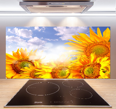 Keuken achterwand Zonnebloemen