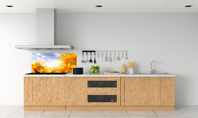 Keuken achterwand Zonnebloemen