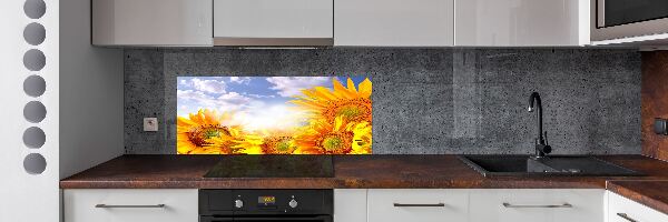Keuken achterwand Zonnebloemen