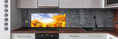 Keuken achterwand Zonnebloemen