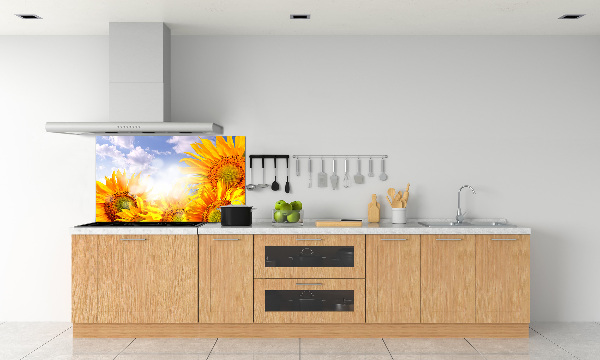 Keuken achterwand Zonnebloemen