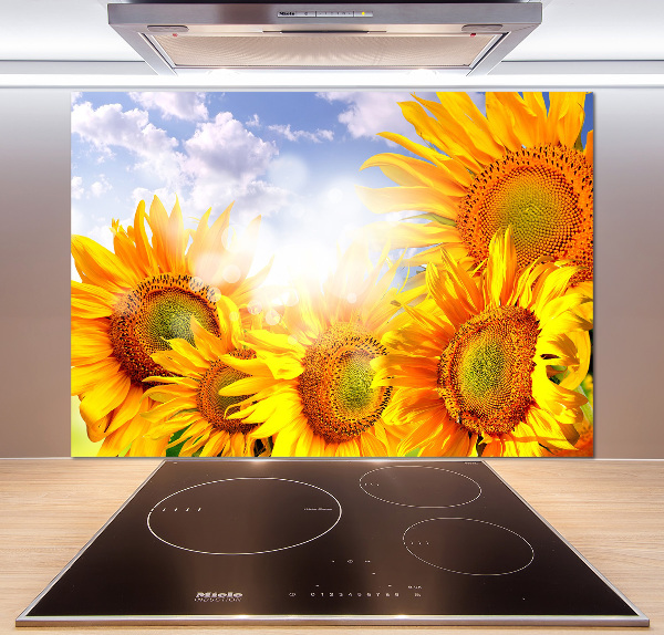 Keuken achterwand Zonnebloemen