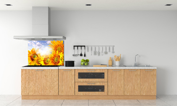Keuken achterwand Zonnebloemen