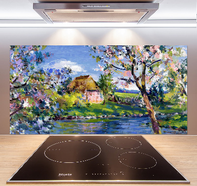 Spatplaat keuken Lentelandschap