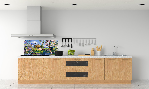 Spatplaat keuken Lentelandschap