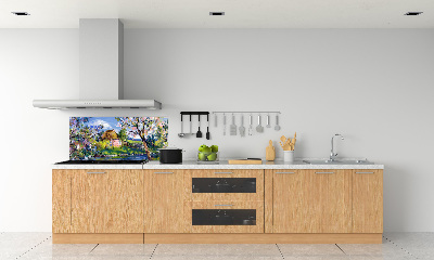 Spatplaat keuken Lentelandschap