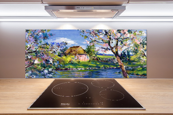 Spatplaat keuken Lentelandschap