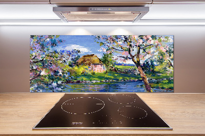Spatplaat keuken Lentelandschap