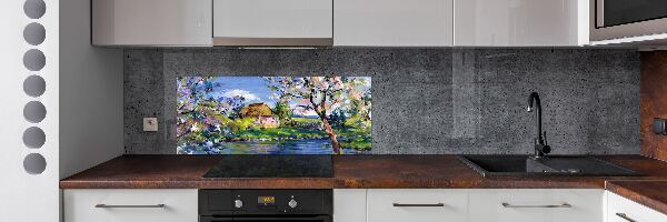 Spatplaat keuken Lentelandschap
