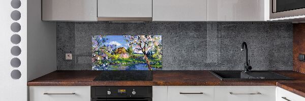 Spatplaat keuken Lentelandschap