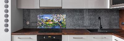 Spatplaat keuken Lentelandschap