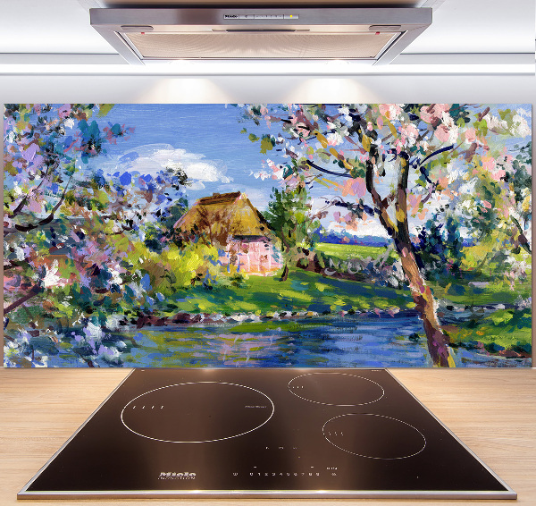 Spatplaat keuken Lentelandschap