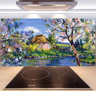 Spatplaat keuken Lentelandschap