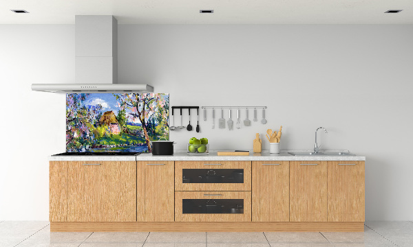 Spatplaat keuken Lentelandschap