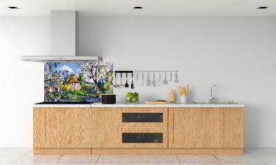 Spatplaat keuken Lentelandschap