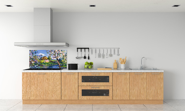 Spatplaat keuken Lentelandschap