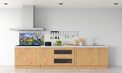 Spatplaat keuken Lentelandschap