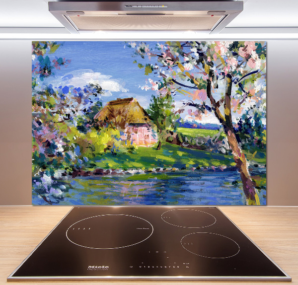 Spatplaat keuken Lentelandschap