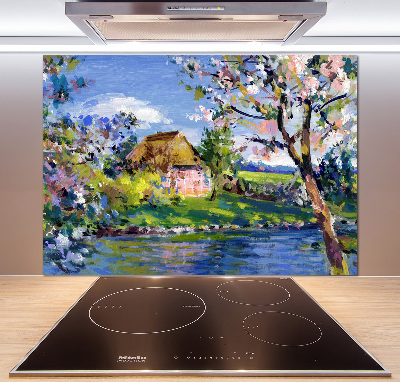 Spatplaat keuken Lentelandschap
