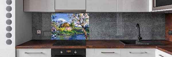 Spatplaat keuken Lentelandschap