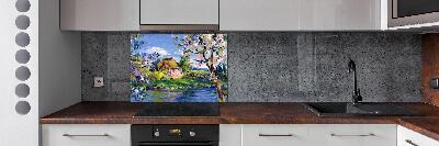 Spatplaat keuken Lentelandschap