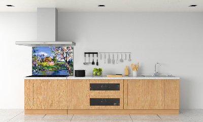 Spatplaat keuken Lentelandschap