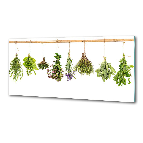 Panel do kuchni Zioła na sznurku