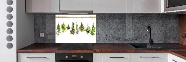 Achterwand keuken Kruiden aan een touwtje