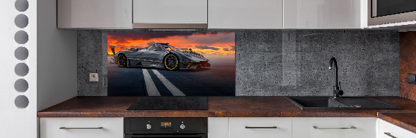 Panel dekor szkło Wyścigówka