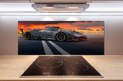 Panel dekor szkło Wyścigówka